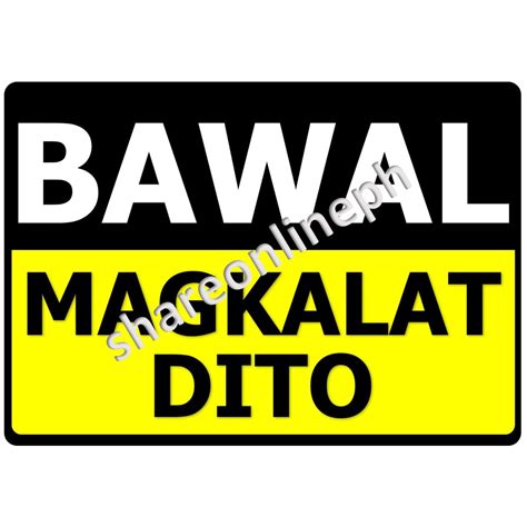 bawal magkalat sign|Shop bawal magkalat sign for Sale on Shopee Philippines.